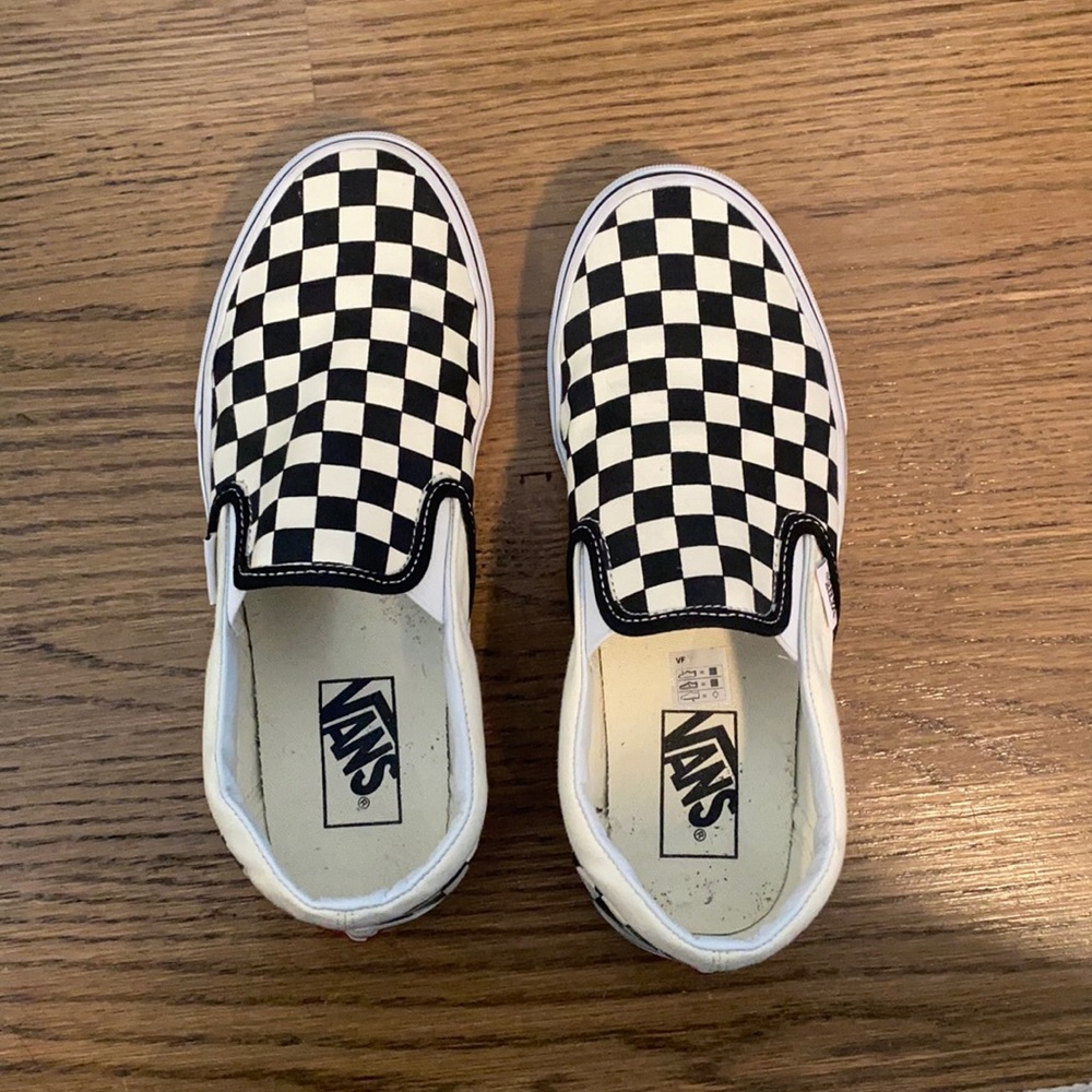 Classic Checkered Vans Sz 7.5